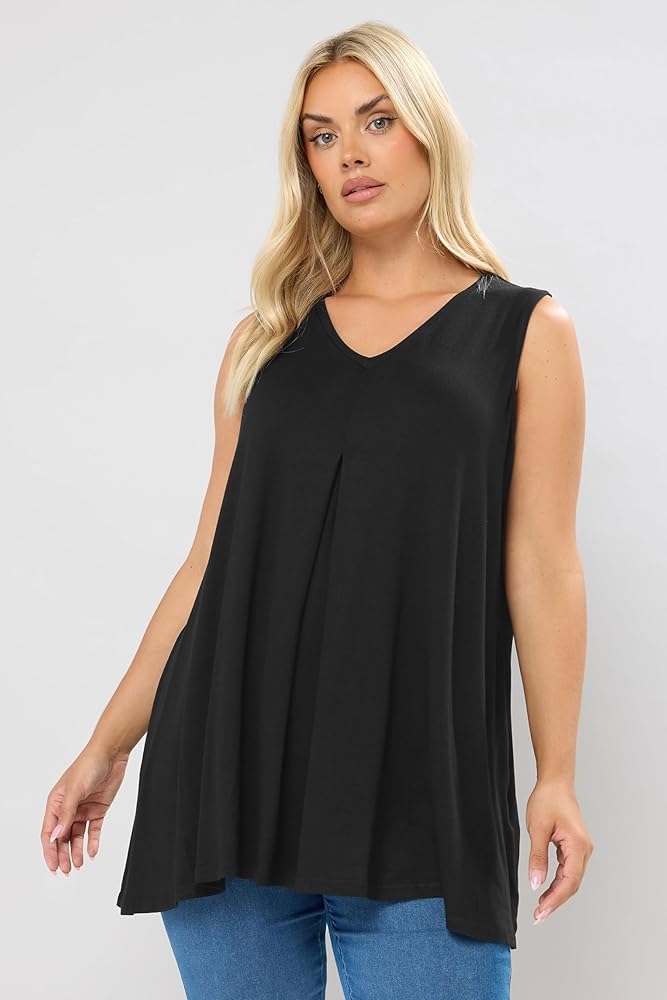 Yours Curve Swing Vest Top - Women's - Plus Size Curve